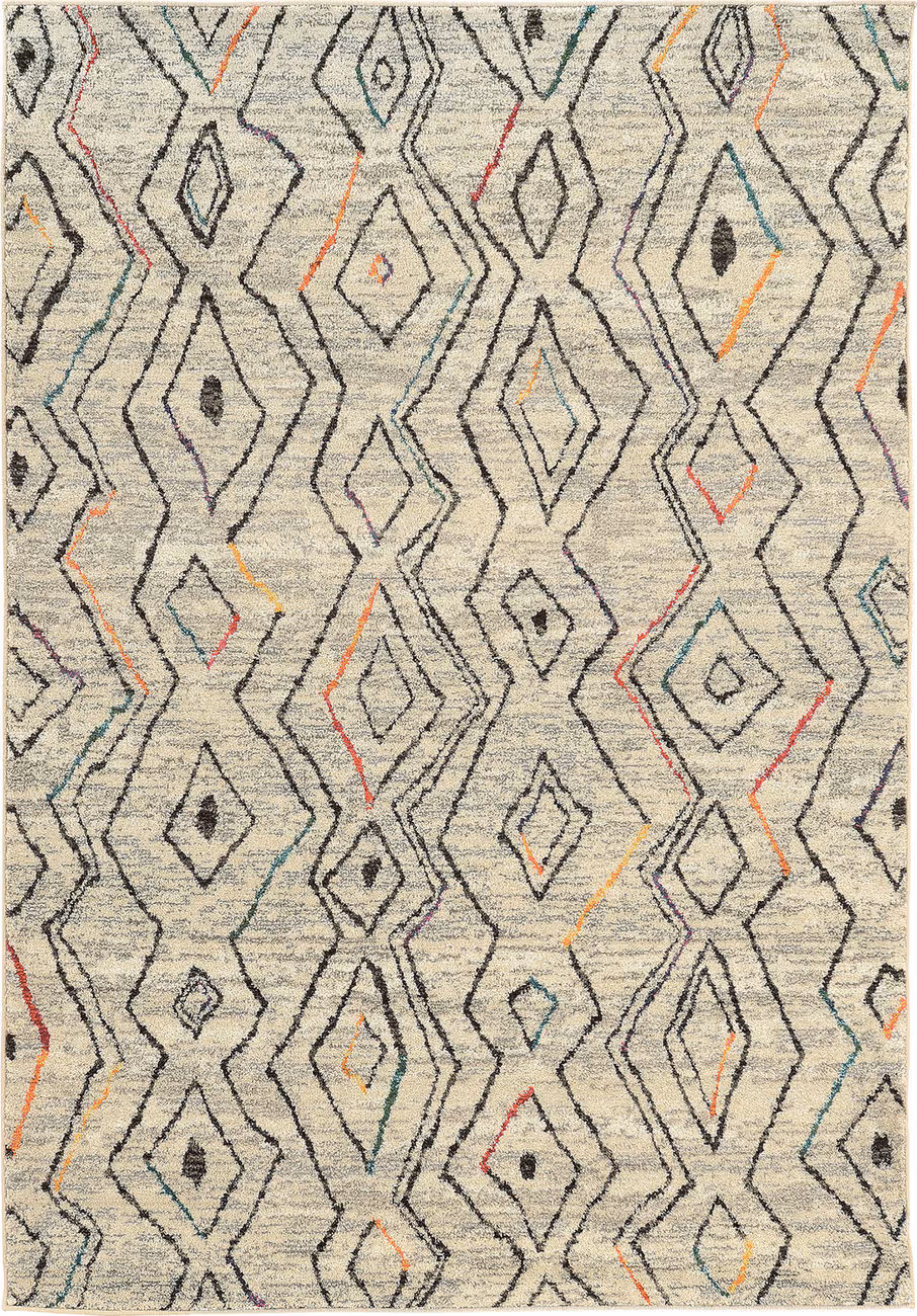 Modern Loom Nomad 7310_2162W Ivory Abstract Rug