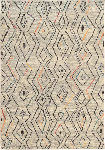 Modern Loom Nomad 7310_2162W Ivory Abstract Rug Product Image