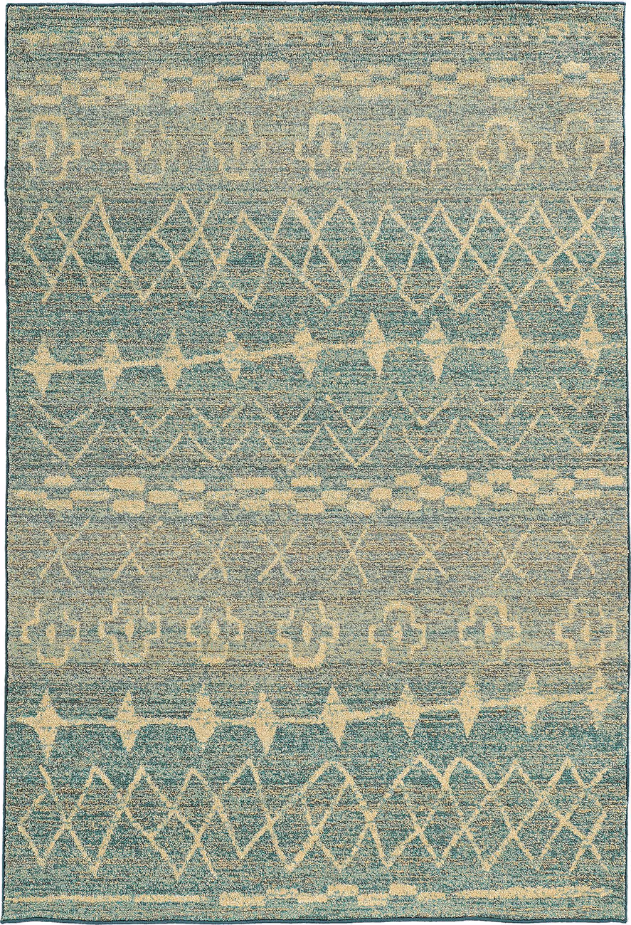 Modern Loom Nomad 7310_2163F Blue Abstract Rug