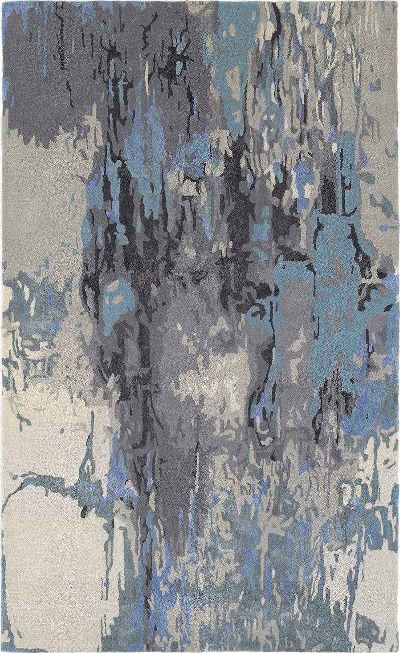 Modern Loom Galaxy 7310_21906 Blue Abstract Rug