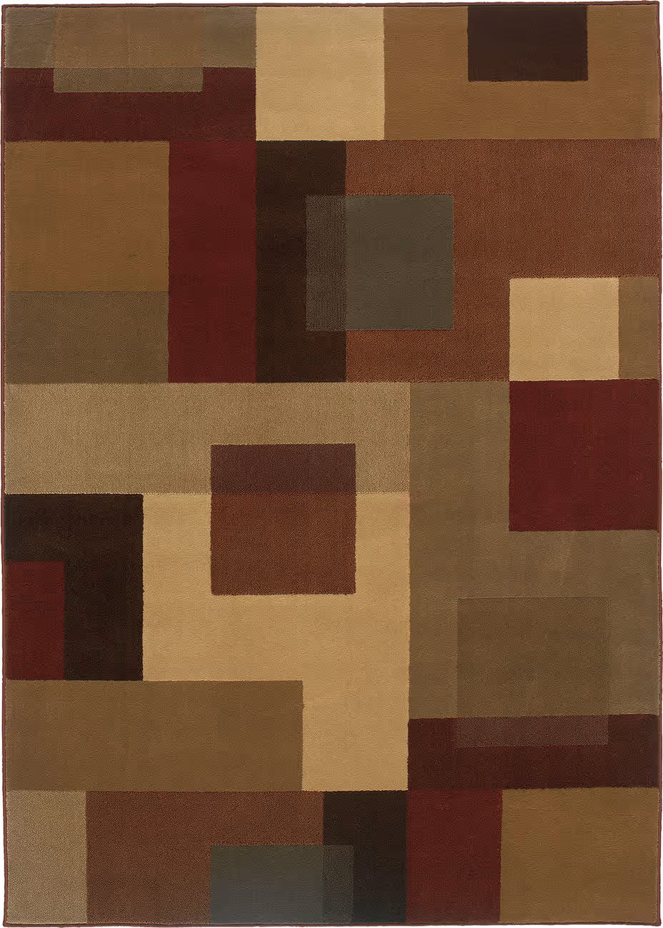 Modern Loom Amelia 7310_2261Y Red Abstract Rug