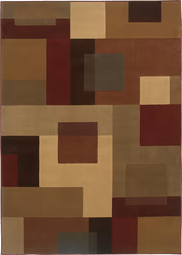 Modern Loom Amelia 7310_2261Y Red Abstract Rug Product Image