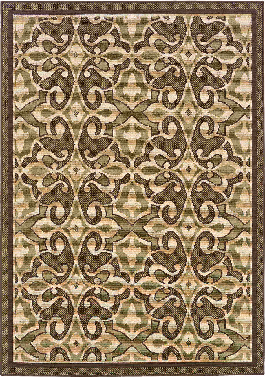 Modern Loom Montego 7310_2335G Green Outdoor Rug
