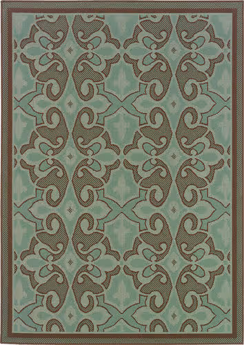 Modern Loom Montego 7310_2335L Blue Outdoor Rug Product Image