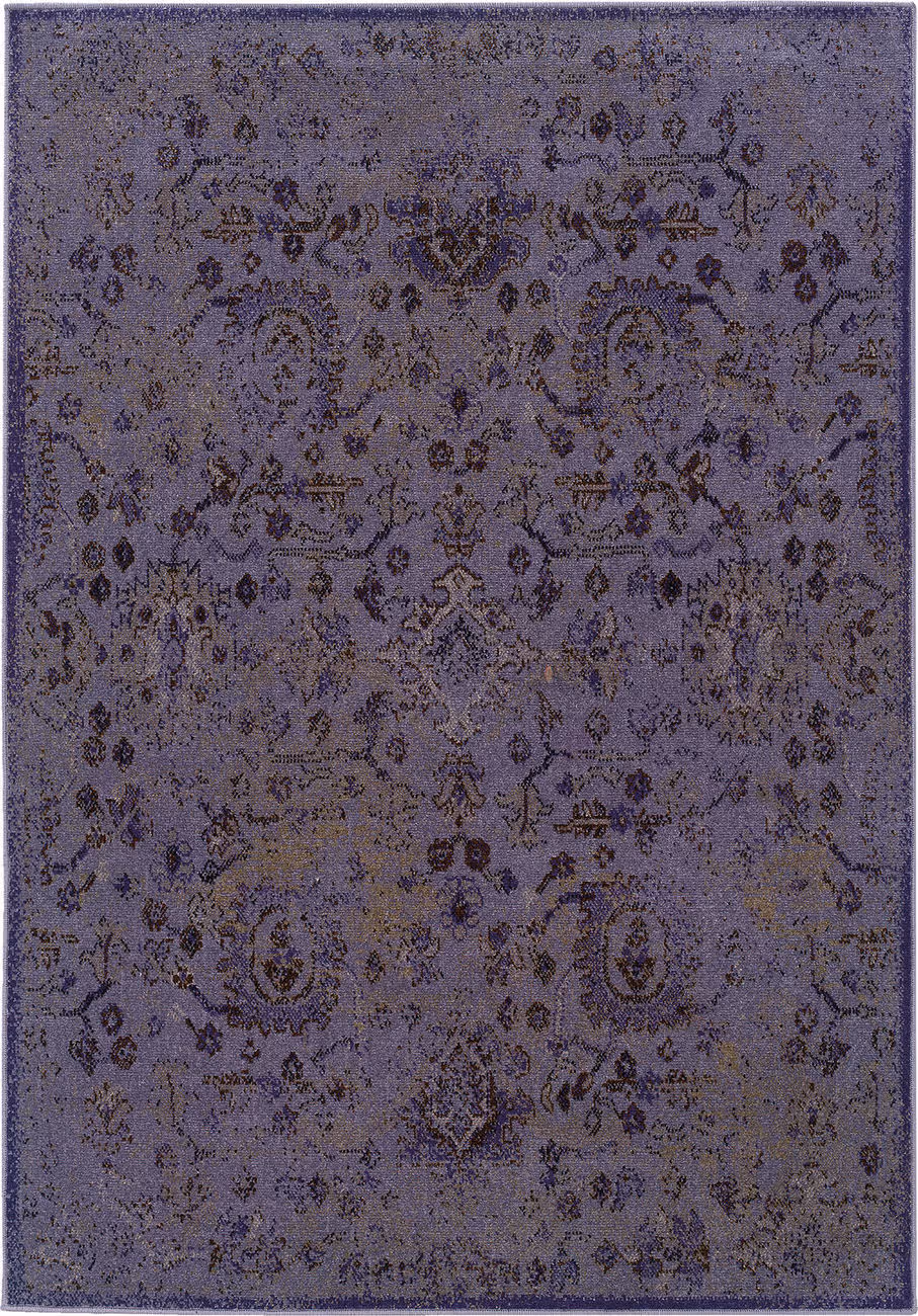 Modern Loom Revival 7310_3692E Purple Rug