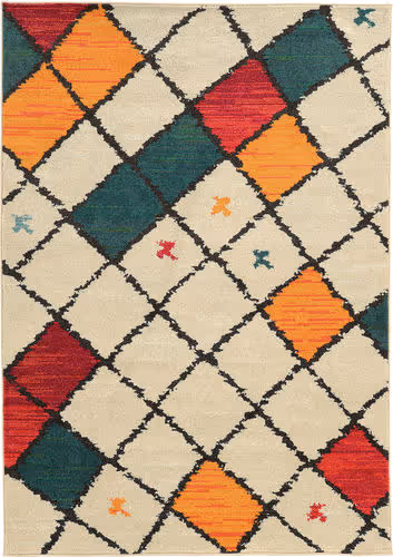 Modern Loom Nomad 7310_567W5 White/Ivory Rug Product Image
