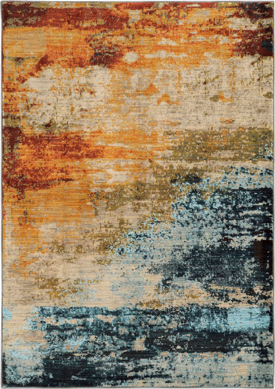 Modern Loom Sedona 7310_6365A Blue Abstract Rug