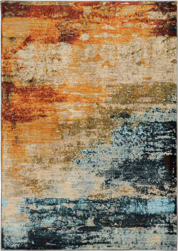 Modern Loom Sedona 7310_6365A Blue Abstract Rug Product Image