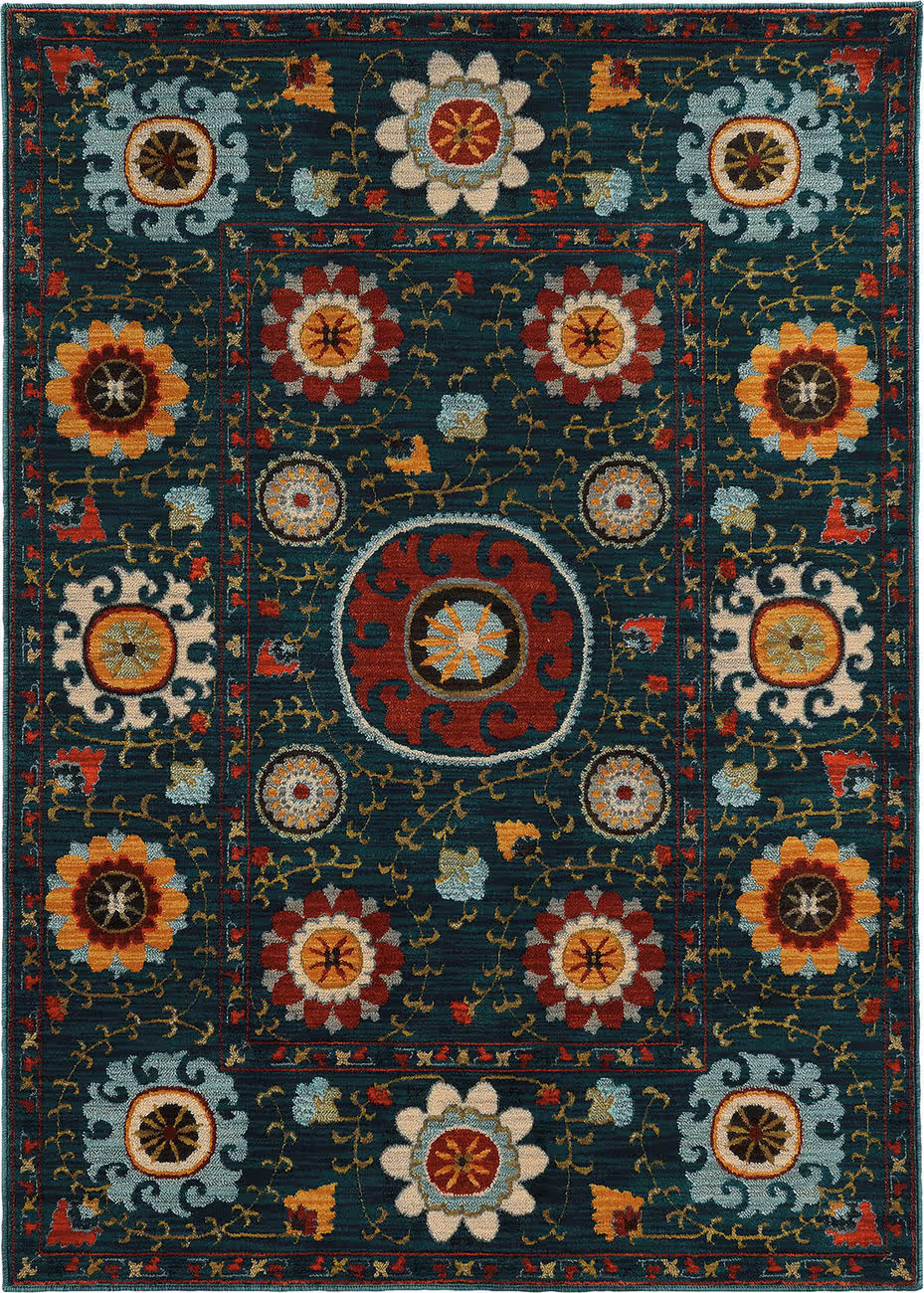 Modern Loom Sedona 7310_6408B Blue Rug