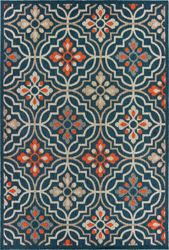 Modern Loom Latitude 7310_709B3 Blue Outdoor Rug Product Image