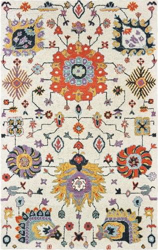 Modern Loom Zahra 7310_75502 Ivory Abstract Rug Product Image