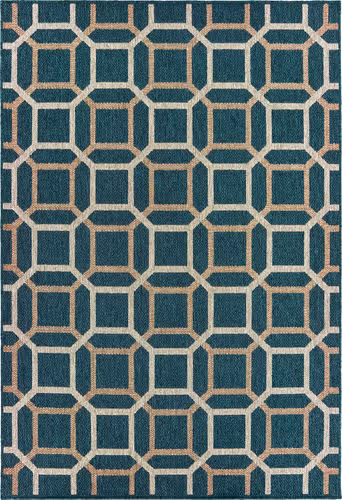 Modern Loom Latitude 7310_806B3 Blue Outdoor Rug Product Image