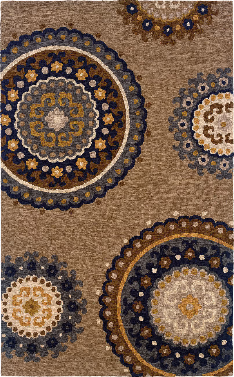 Modern Loom Eden 7310_87105 Brown Abstract Rug