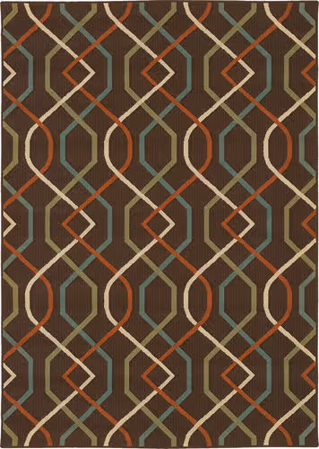 Modern Loom Montego 7310_896N6 Brown Outdoor Rug Product Image