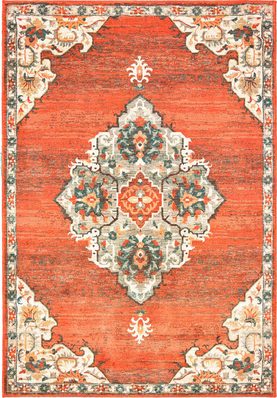 Modern Loom Toscana 7310_9568B Orange Rug