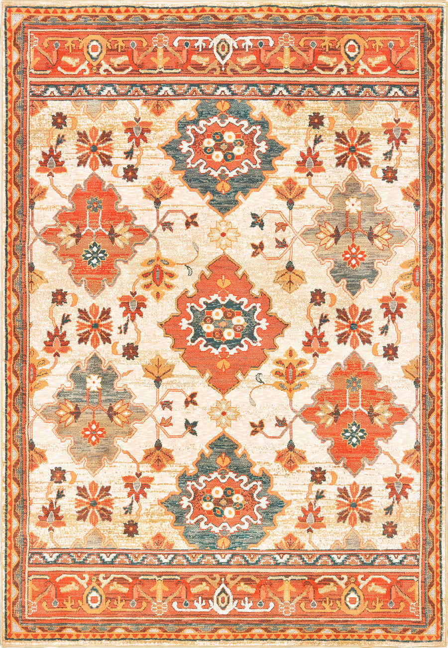 Modern Loom Toscana 7310_9570A Ivory Transitional Rug