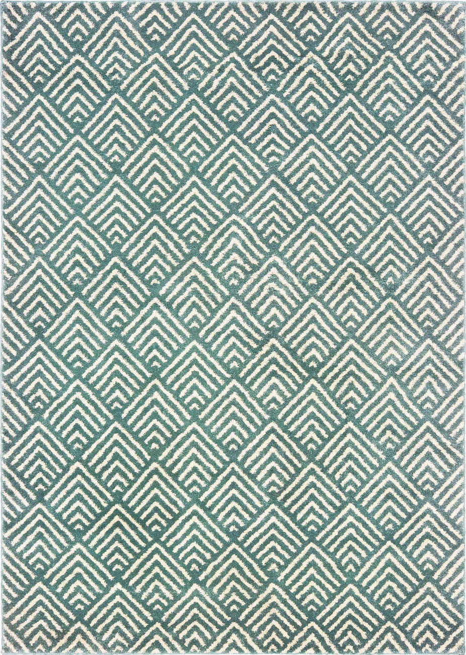 Modern Loom Carson 7310_9667C Blue Abstract Rug