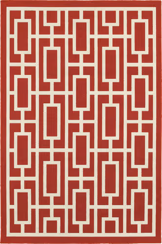 Modern Loom Meridian 7310_9754R Red Outdoor Rug Product Image