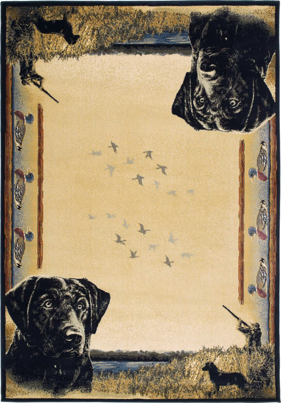 Modern Loom Duck Hunter 7410_534_47017 Natural Polyester Rug