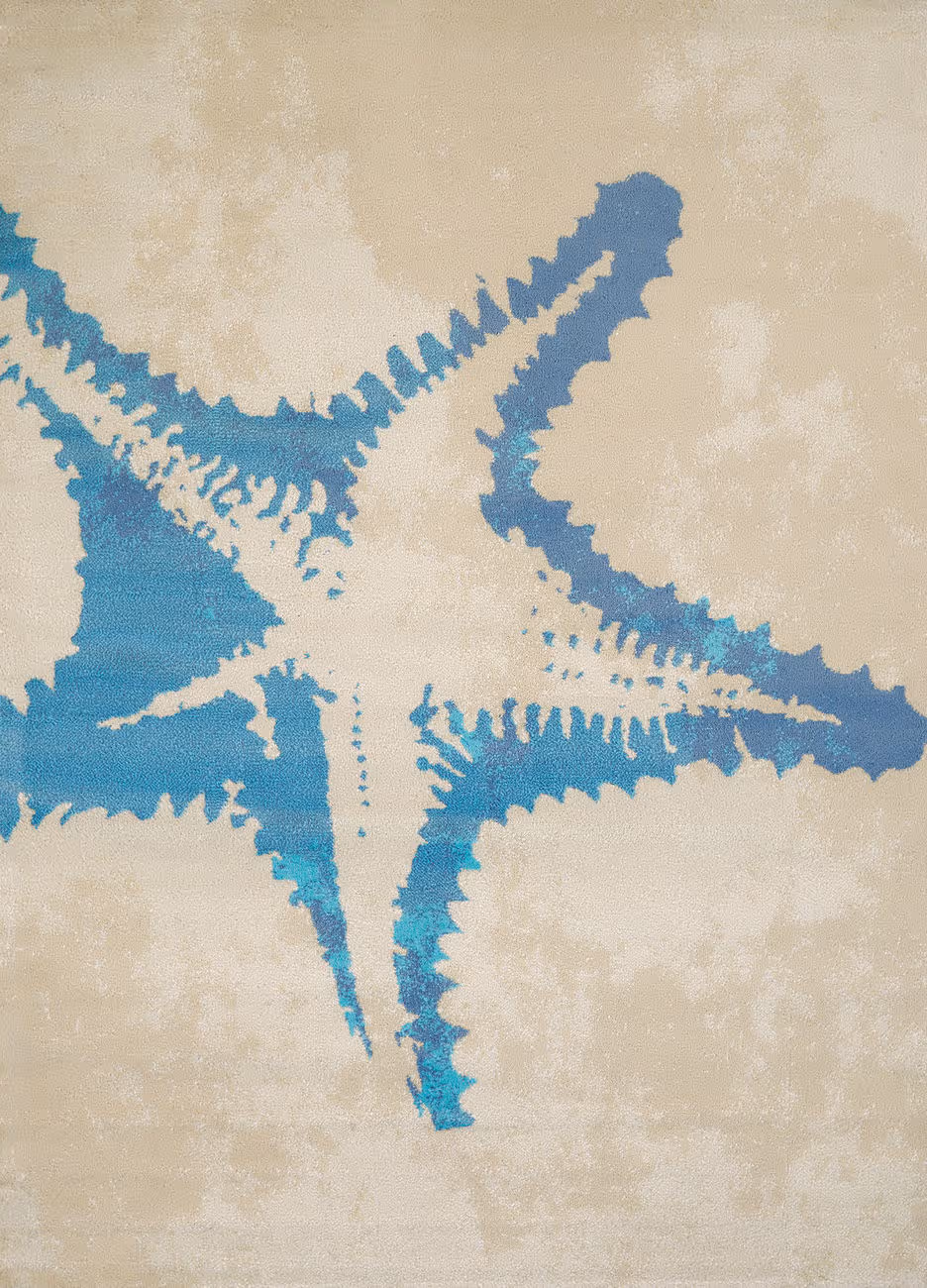Modern Loom Sea Life 7410_543_60617 Natural Coastal Rug