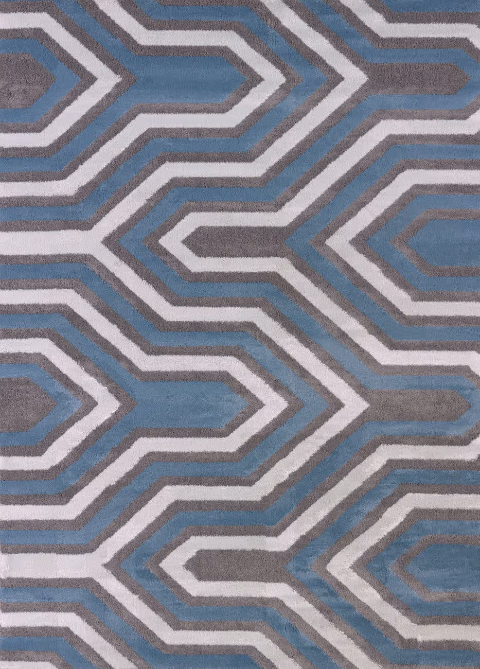 Modern Loom Cupola 7410_595_41677 Charcoal Patterened Rug