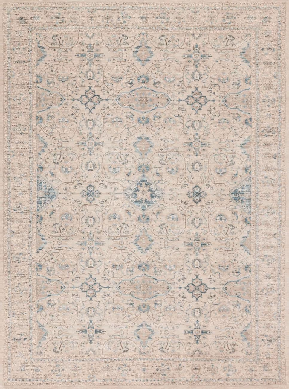 Loloi Ella Rose EJ-04 Bone / Bone Traditional Rug