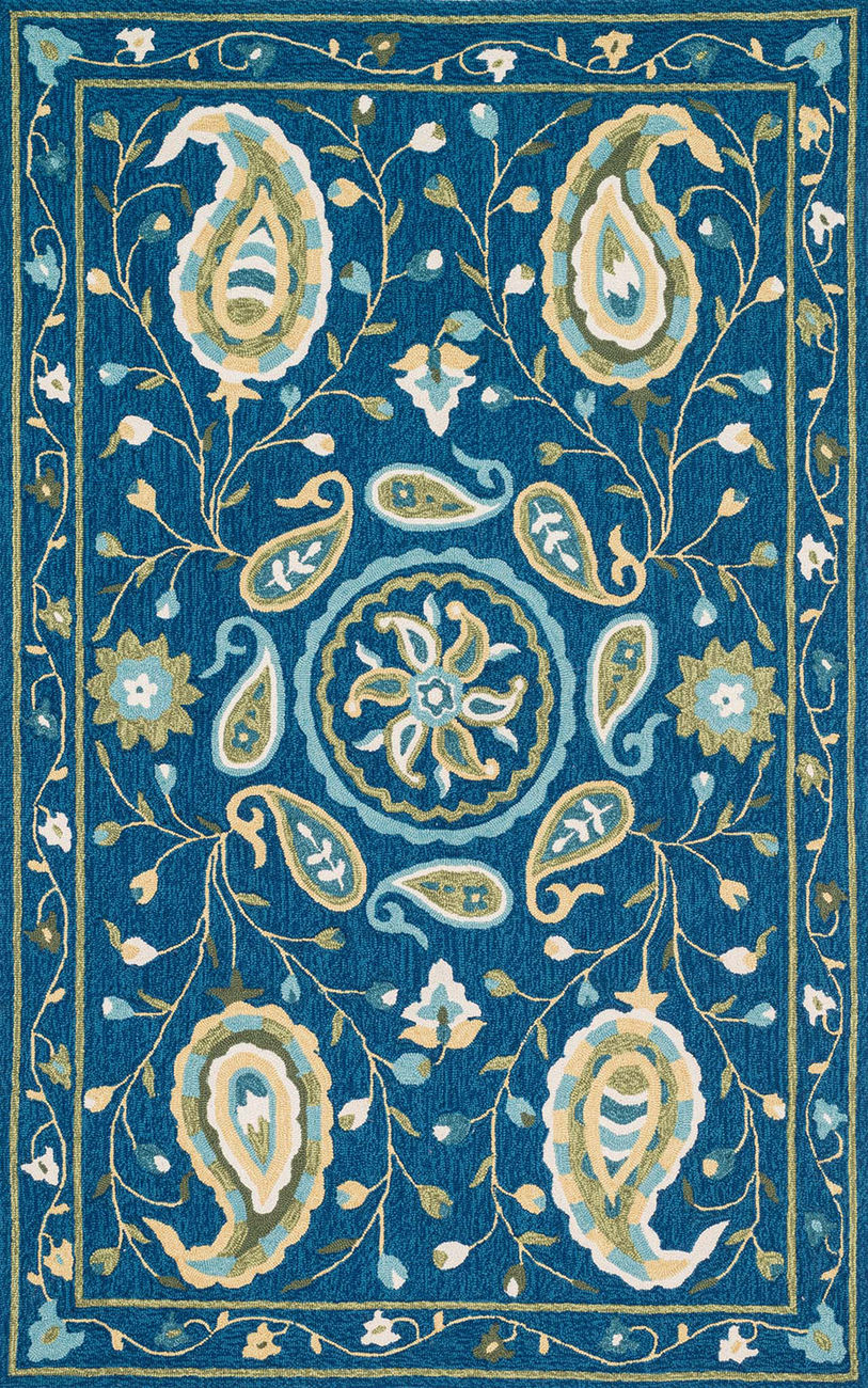 Francesca FC 53 Blue Green Area Rug