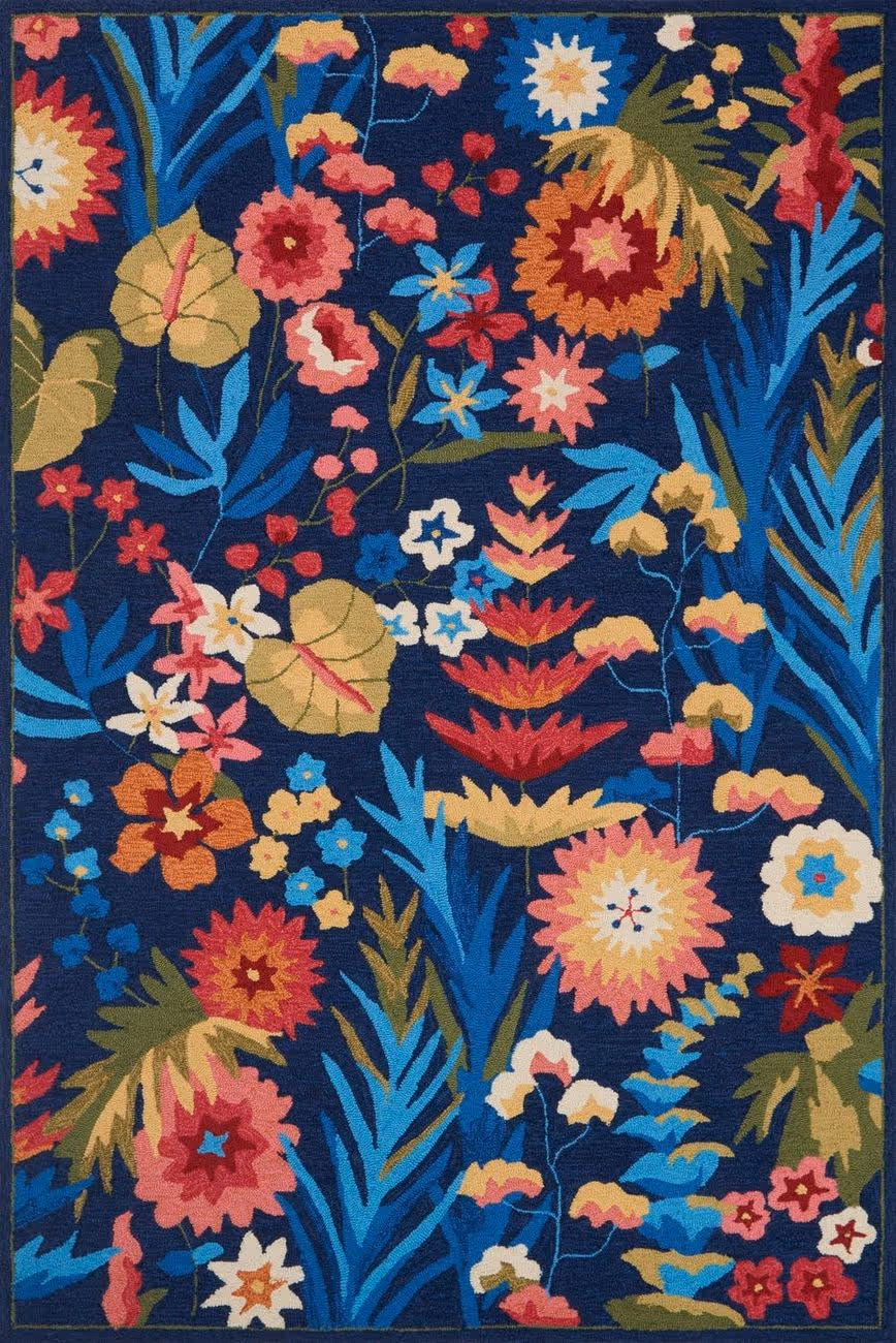Loloi Francesca FC-60 Navy/Fiesta Transitional Rug