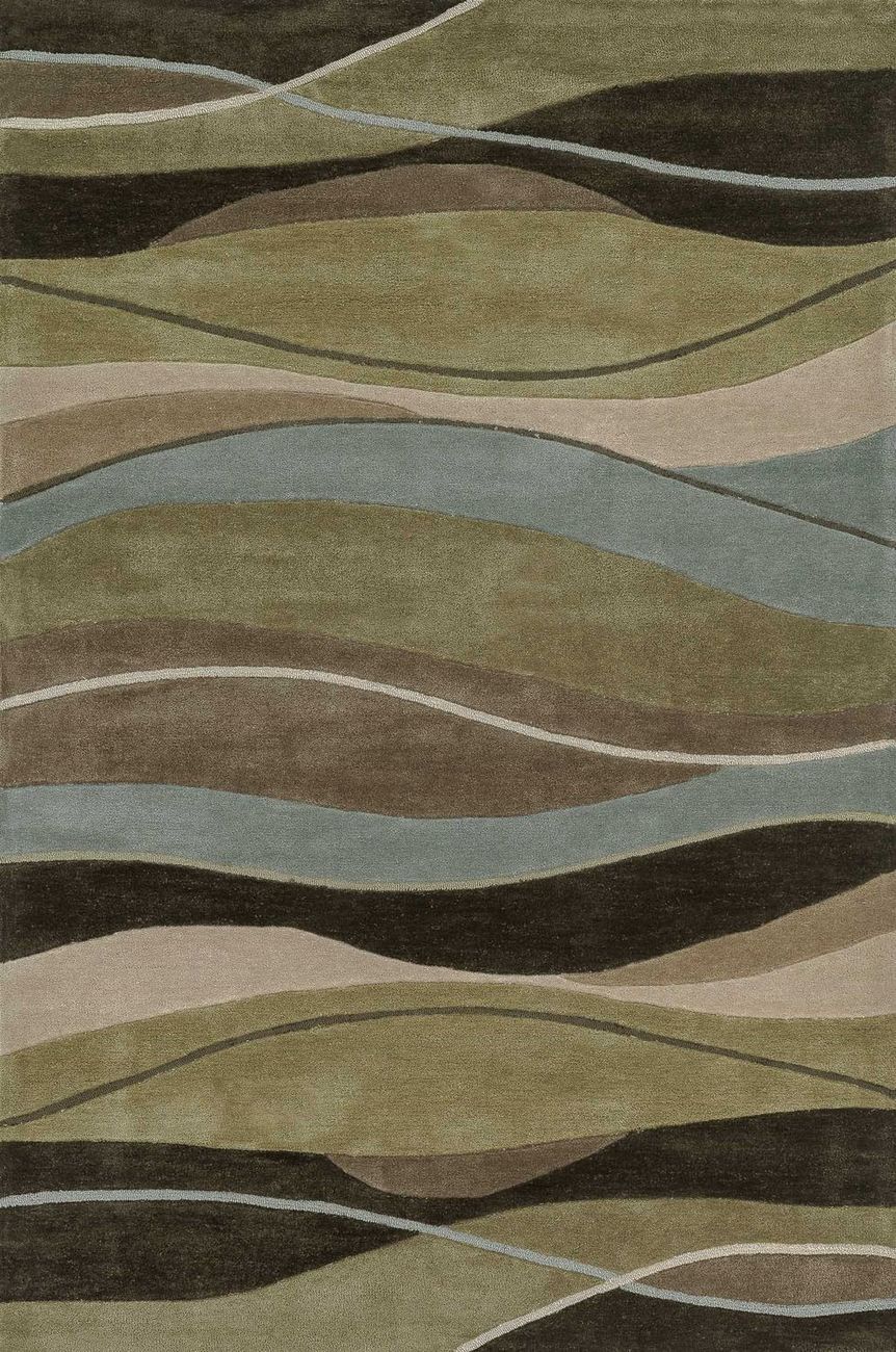 Loloi Grant GR06 Olive/Brown Rug from the Modern Rug Masters collection at Modern Area Rugs