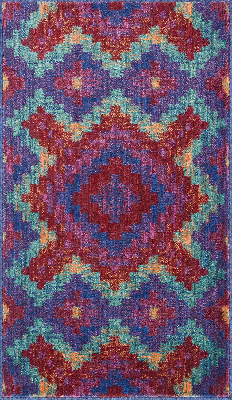 Isabelle HIS03 RedTeal Area Rug from the Studio Rugs Collection collection at Modern Area Rugs