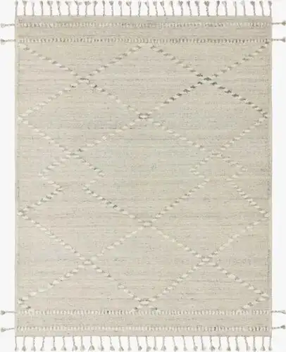 Loloi IMAN IMA-03 Beige Hand Knotted Wool Rug Product Image