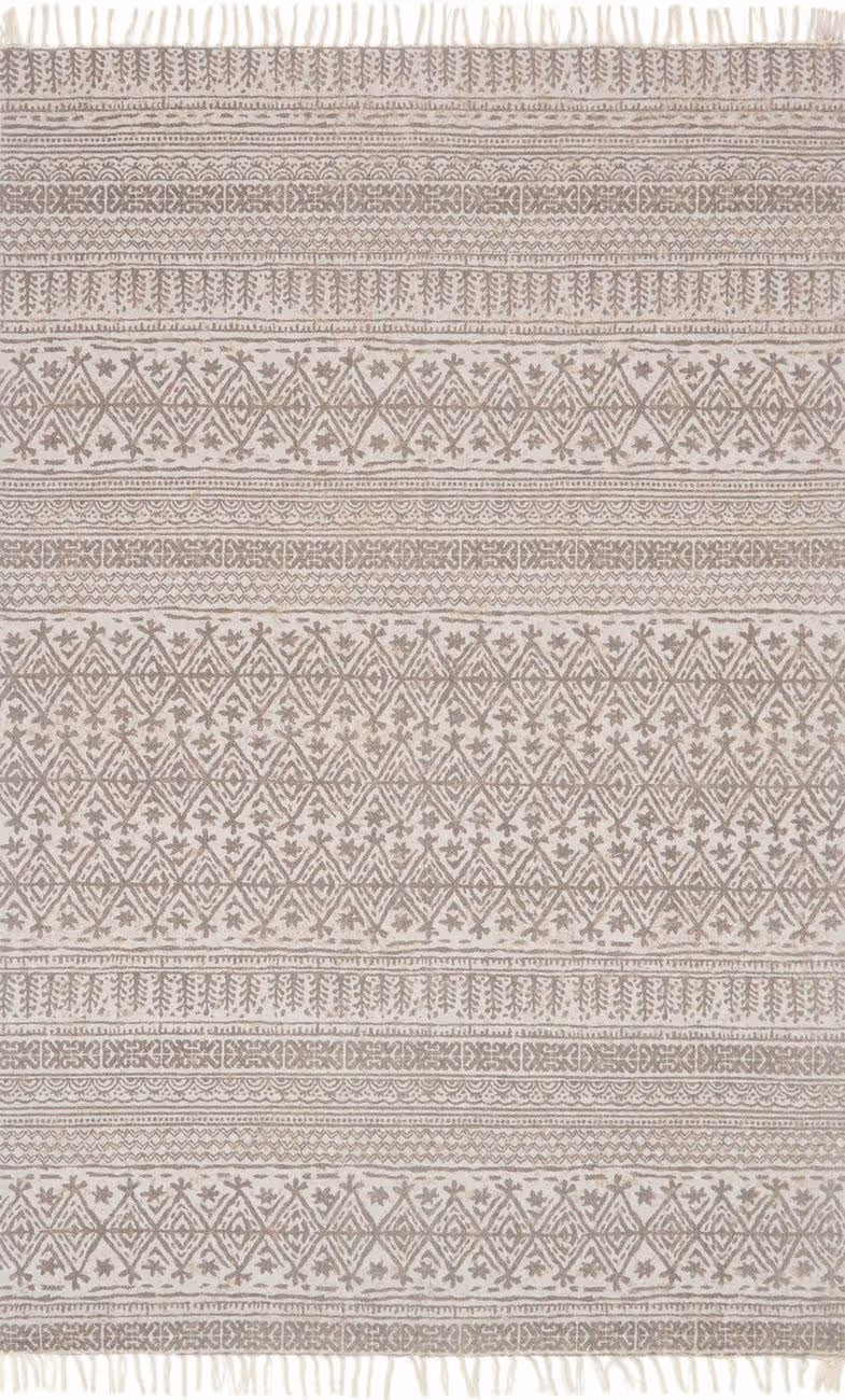 Loloi June JE-01 Beige Cotton Rug