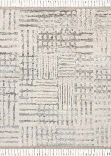 Loloi KHALID KF-01 Beige Hand Knotted Synthetic Rug Product Image