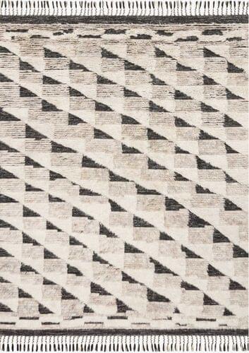 Loloi KHALID KF-02 Beige Hand Knotted Synthetic Rug Product Image