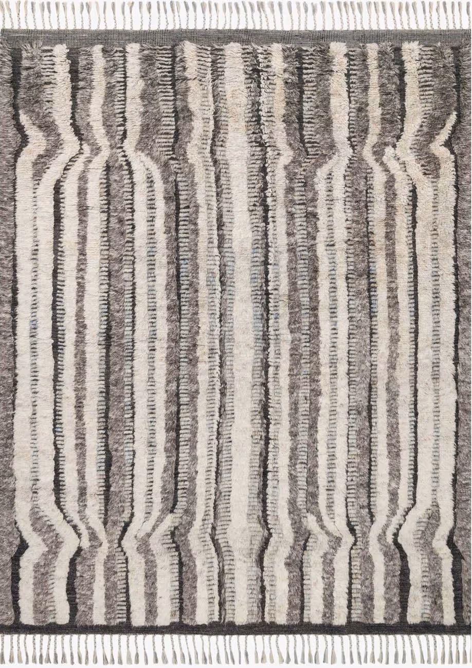 Loloi KHALID KF-03 Beige Hand Knotted Synthetic Rug