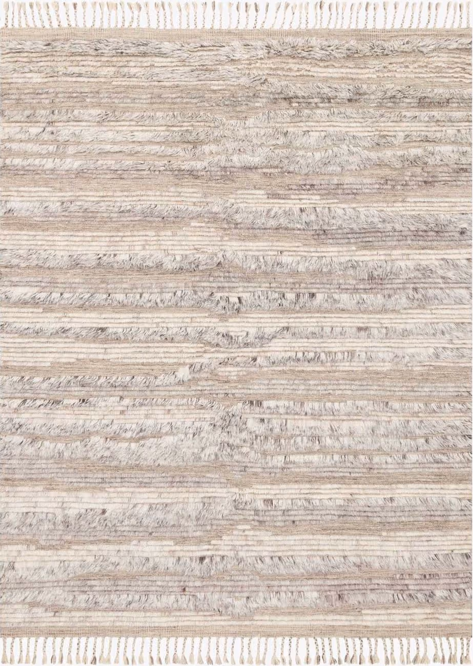 Loloi KHALID KF-05 Beige Hand Knotted Synthetic Rug