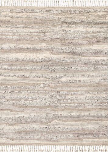 Loloi KHALID KF-05 Beige Hand Knotted Synthetic Rug Product Image