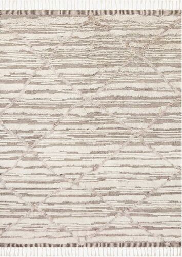 Loloi KHALID KF-07 Beige Hand Knotted Synthetic Rug Product Image