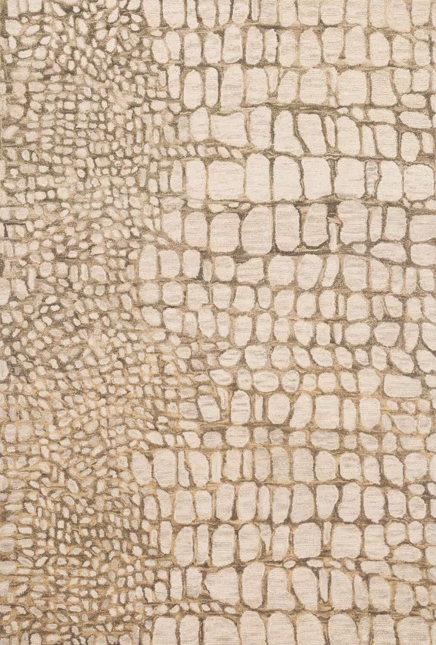 Loloi Masai Mas 03 Neutral Wool Animal Print Rug From The Animal Print Rugs Collection At Modern Area Rugs