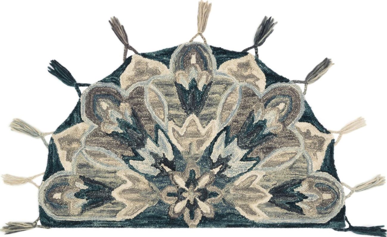 Remy RU-18 Blue / Multi Transitional Wool Rug