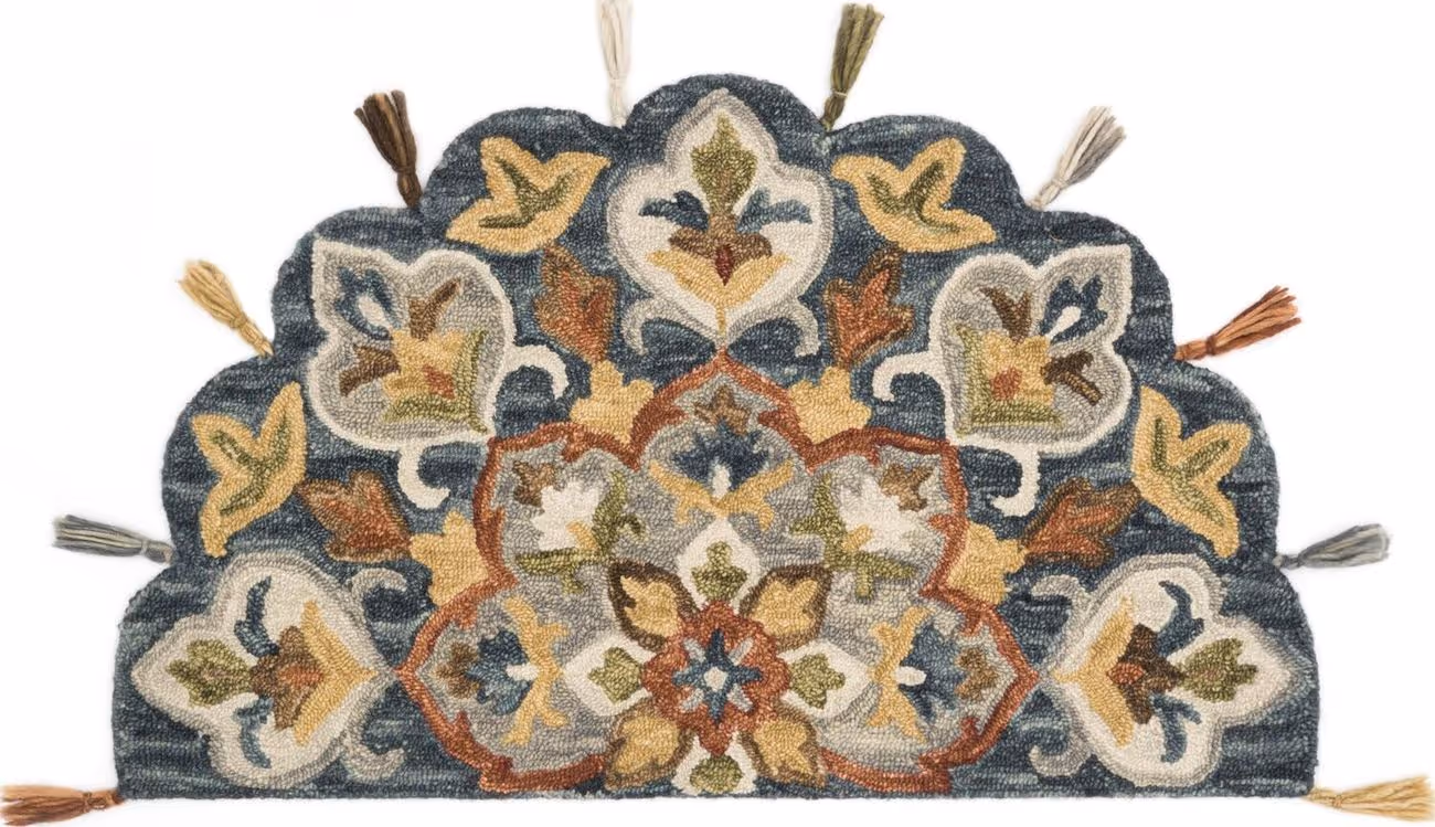 Loloi Remy RU-19 Slate / Multi Child-Friendly Wool Rug