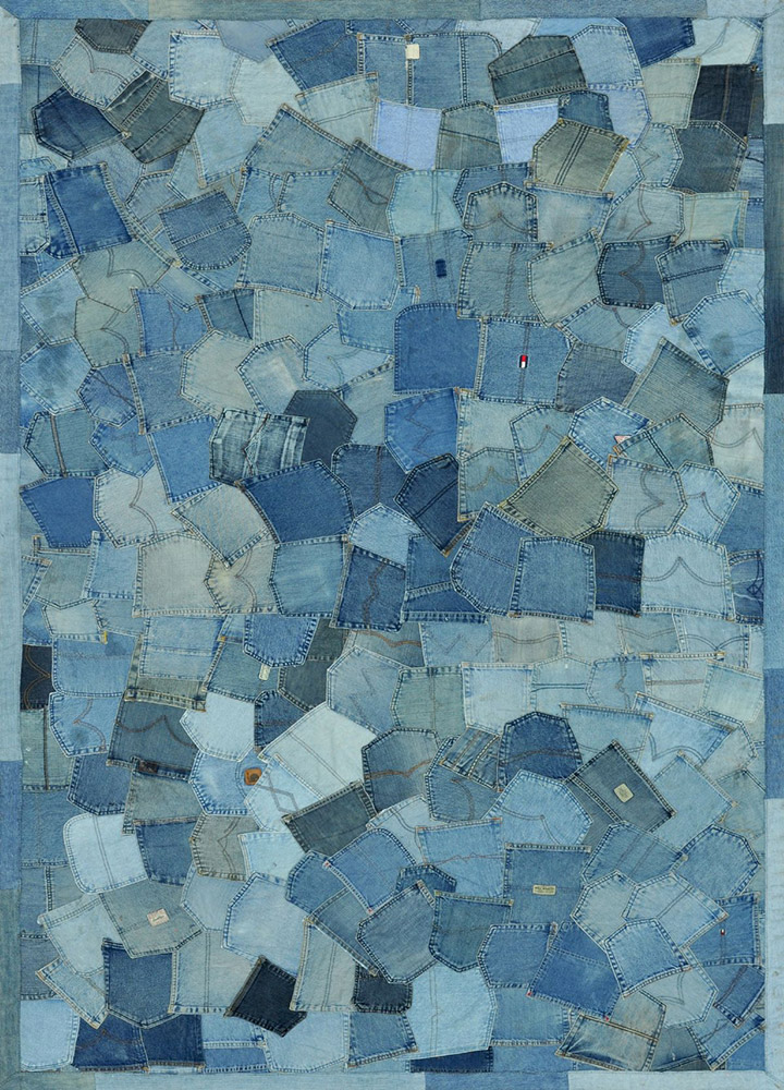 Runway RY04 Denim Pockets Rug from the Studio Rugs Collection