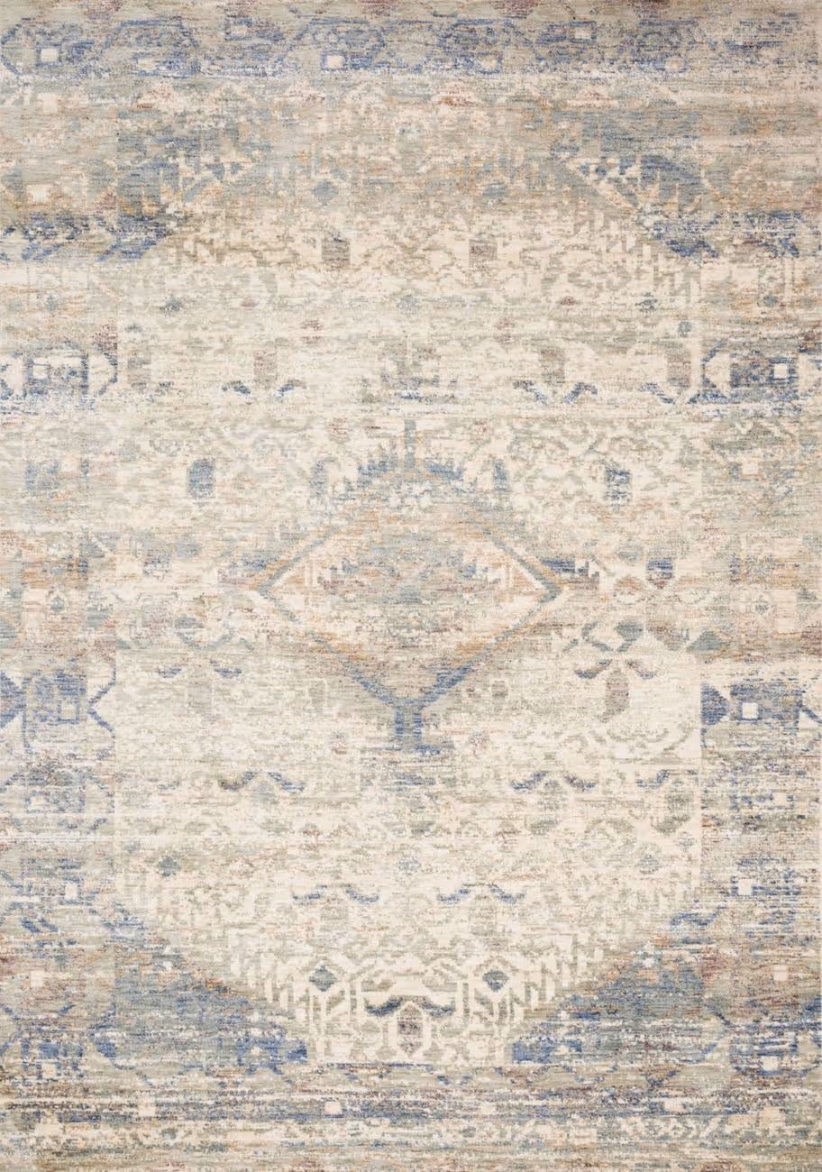 Loloi Revere Rev-06 Ivory / Blue Rug