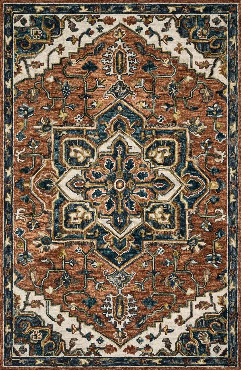 Loloi Victoria VK15 Hand Hooked Wool Rug from the Traditional Rugs