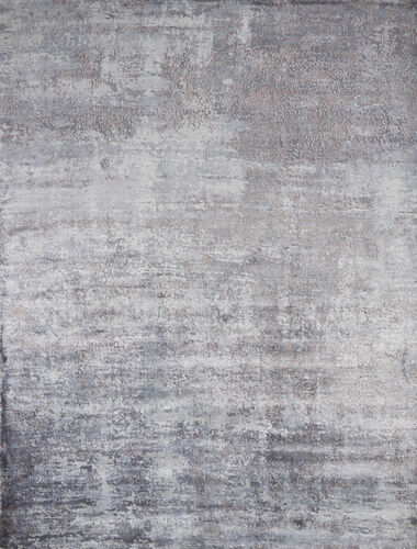 Kas Rugs Indulge 801 Gray Hand Loomed Silk Rug Product Image