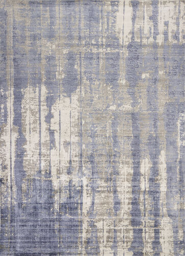 Kas Rugs Indulge 802 Gray Hand Loomed Silk Rug Product Image
