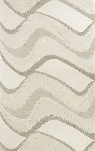 Kas Rugs Eternity 1085 Ivory Abstract Rug Product Image