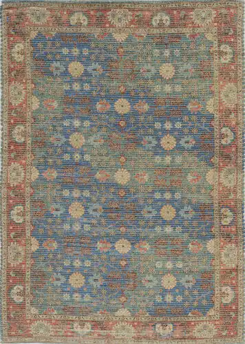 Kas Rugs Morris 2227 Multi-Colored Hand Woven Natural Fiber Rug Product Image
