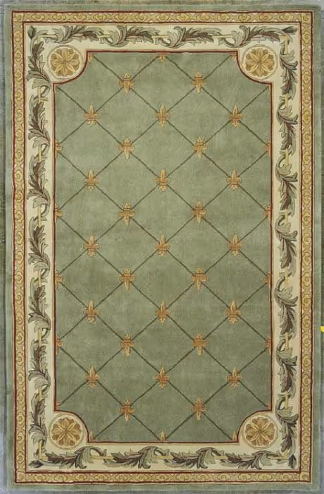 Kas Rugs Jewel 313 Sage Traditional Rug