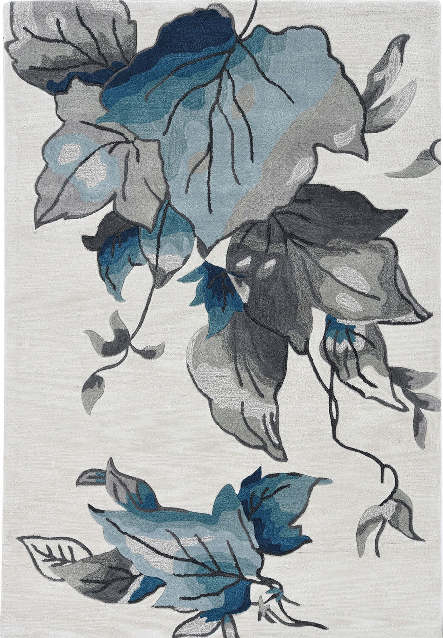 Kas Rugs Coral 4171 MultiColored Hand Tufted Synthetic Rug from the Botanical Rugs collection